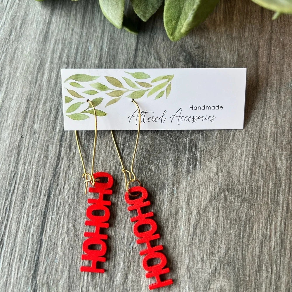 2/$30 Christmas “Hohoho” Dangles